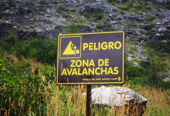 Danger: Avalanche zone