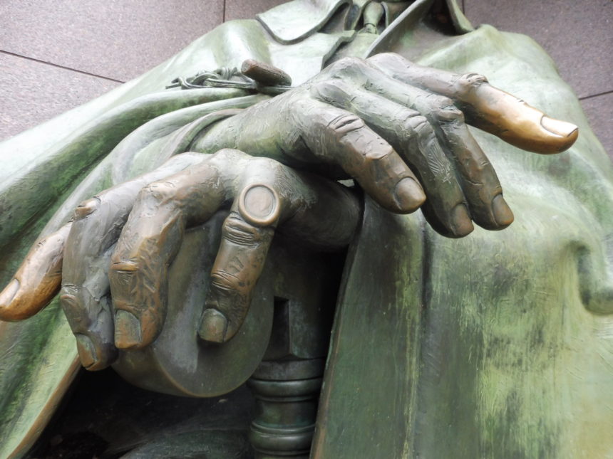 FDR memorial - hands