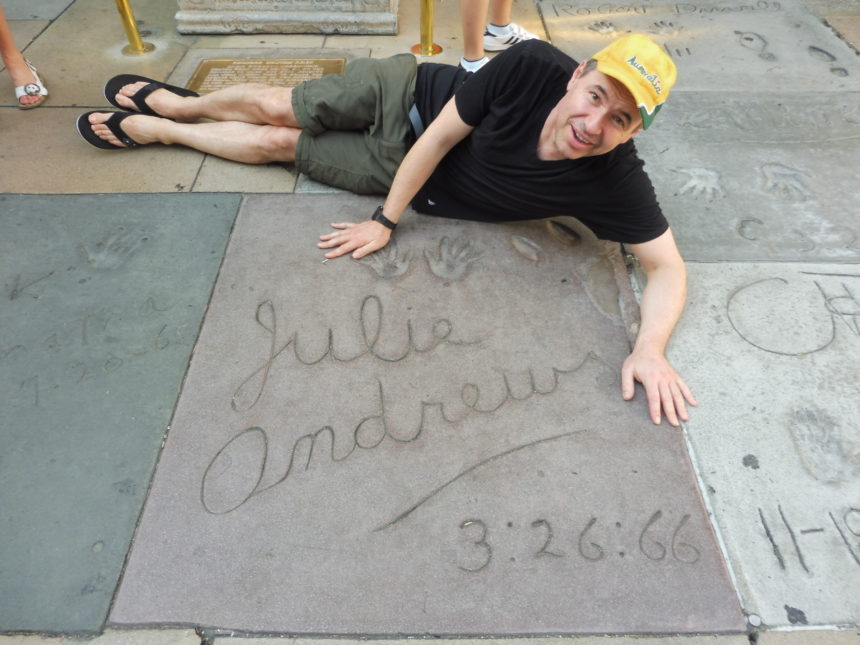 USA Julie Andrews Grauman's and me 1