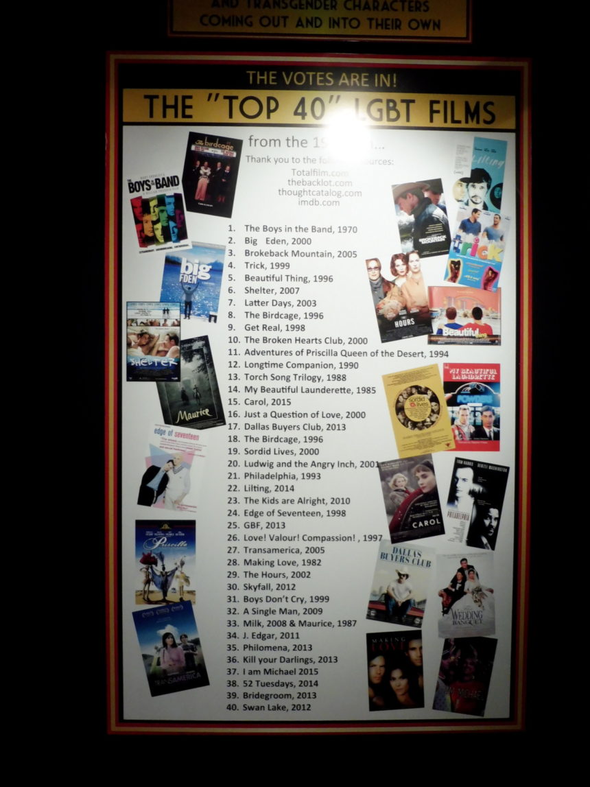 USA Hollywood Museum - The top 40 LGBT films - general