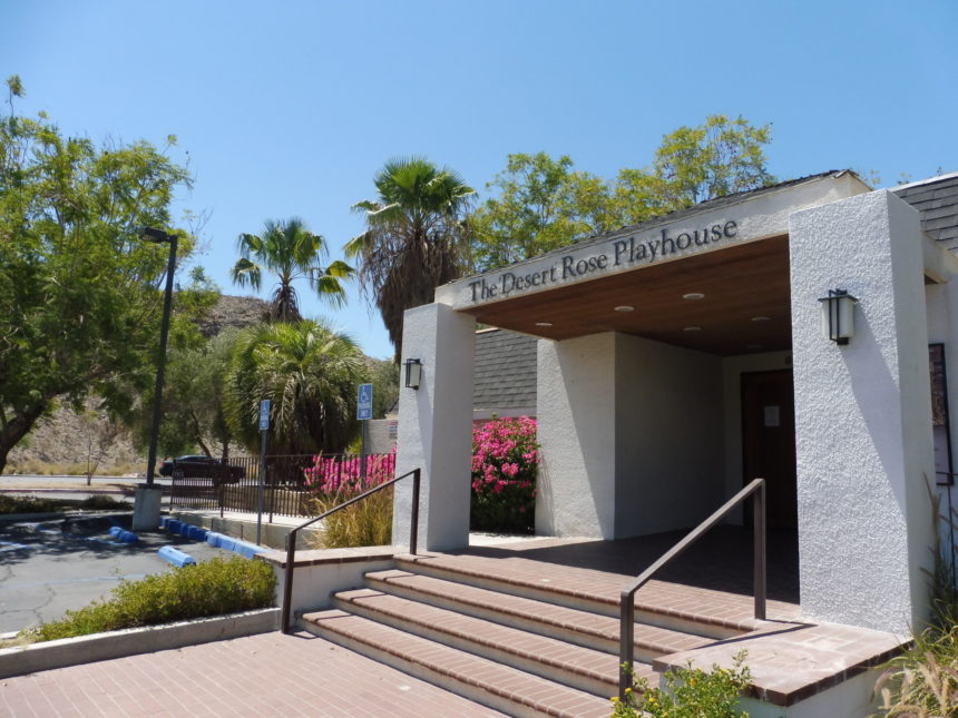 USA Palm Springs - Desert Rose Playhouse outside