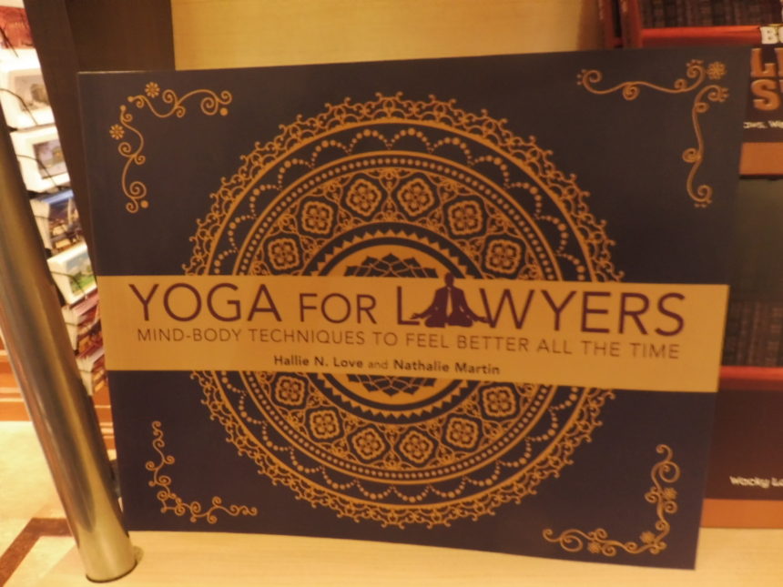 US DC Supreme Court gift shop - Yoga for lawyers