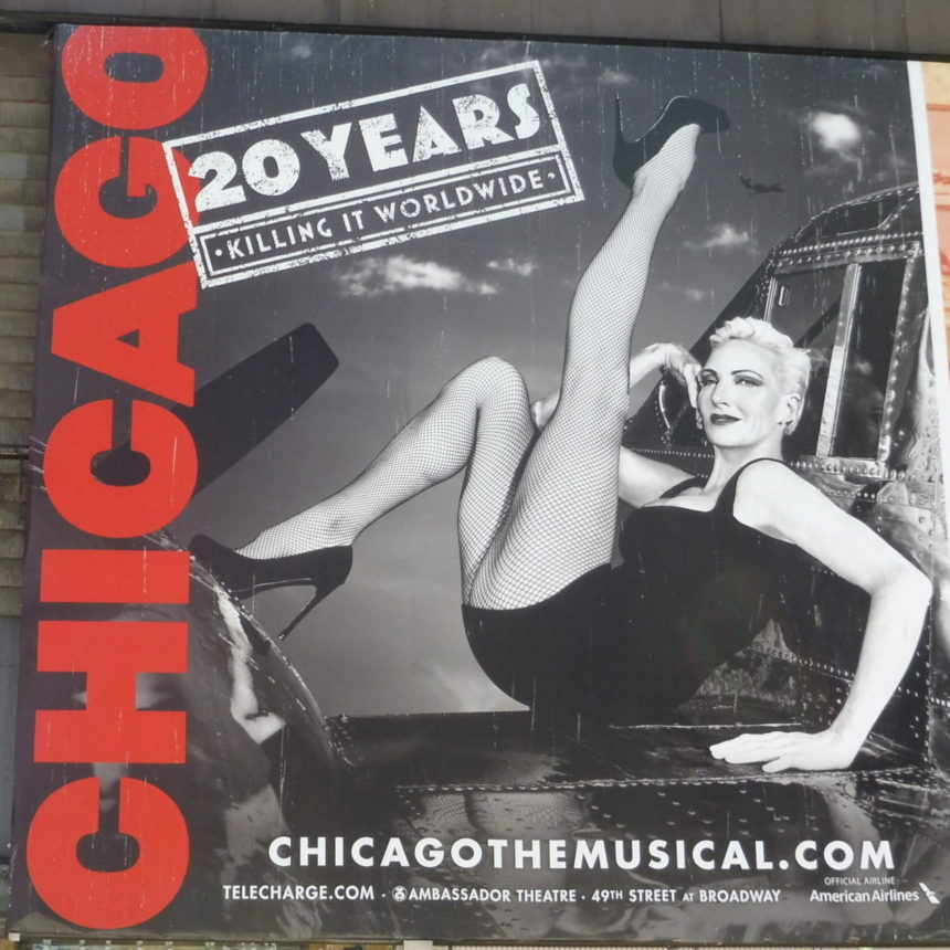 USA New York - Chicago billboard