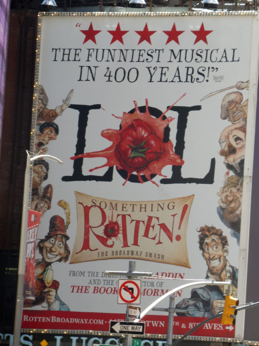 USA New York Something Rotten ad