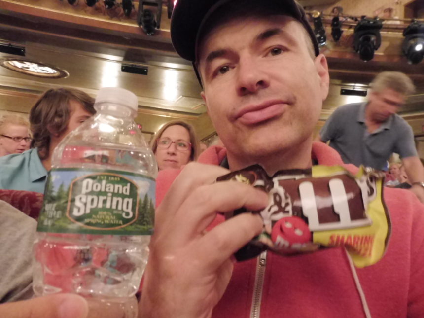 USA New York Something Rotten water M&Ms and me