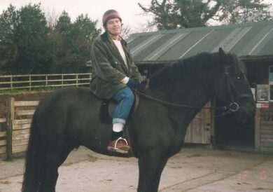 The only time I ever went horse riding