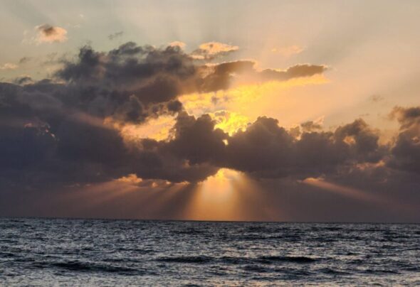 When you’re on holiday, is it worth getting up at 6:30am to watch the sunrise?